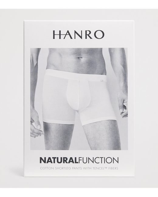 Hanro Black Natural Function Trunks for men