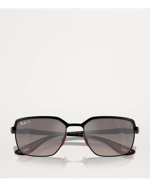 Ray-Ban Gray X Scuderia Ferrari Rb3743M Collection Sunglasses