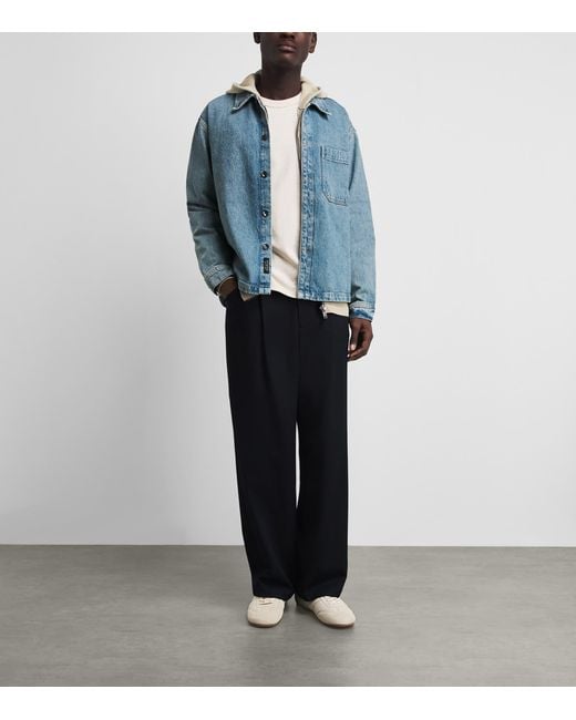 Rag & Bone Blue Denim Astor Overshirt for men