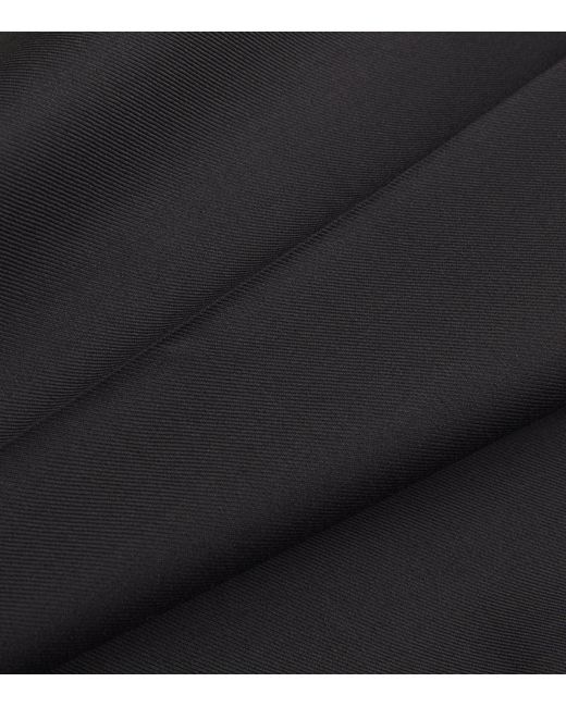 Canali Blue Wool Straight Trousers for men