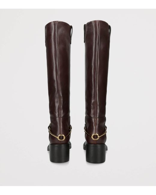Chloé Brown Leather Dakota Knee-High Boots 70