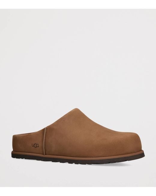 Ugg Brown Suede Otzo Clogs for men