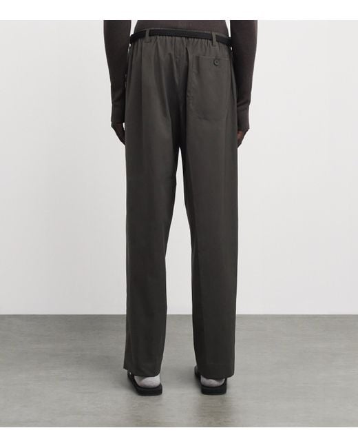 Craig Green Gray Wool-Blend Worker Trousers for men