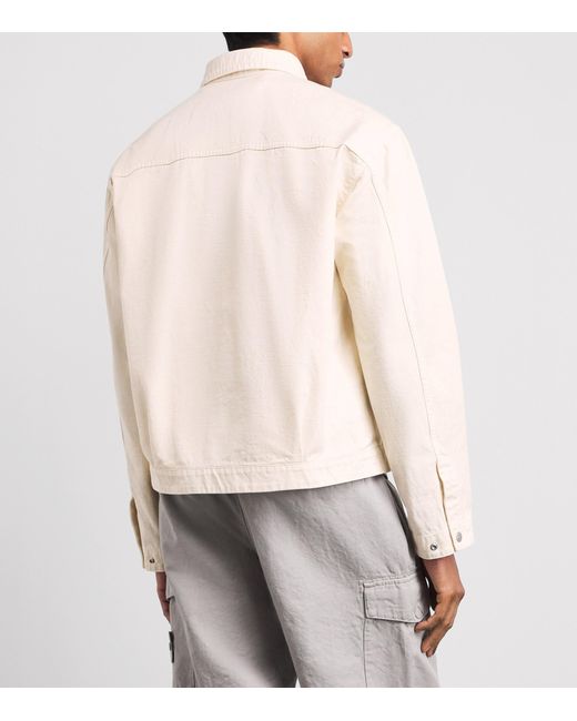 Stone Island Pink Cotton Marina Jacket for men