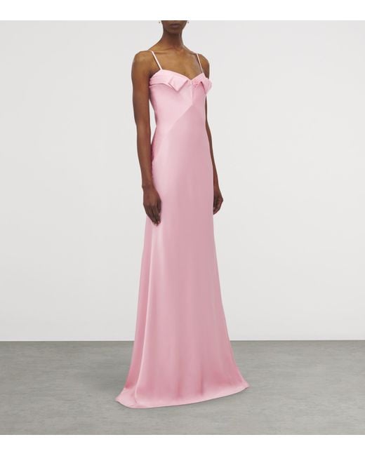 alexander mcqueen silk maxi dress Silk maxi dress Alexander McQueen Red size 44 IT in Silk