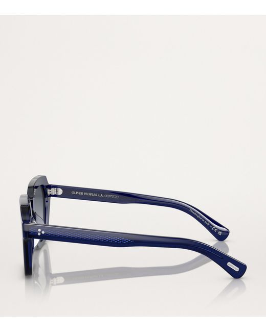 Oliver Peoples Blue Acetate Kienna Sunglasses