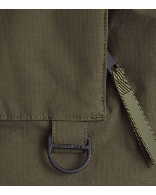 Canada Goose Green Down Ripstop Kirkby Field Jacket for men