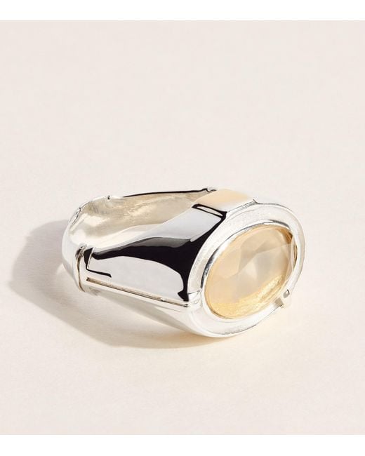 FYR Natural Sterling And Ayin Ring for men