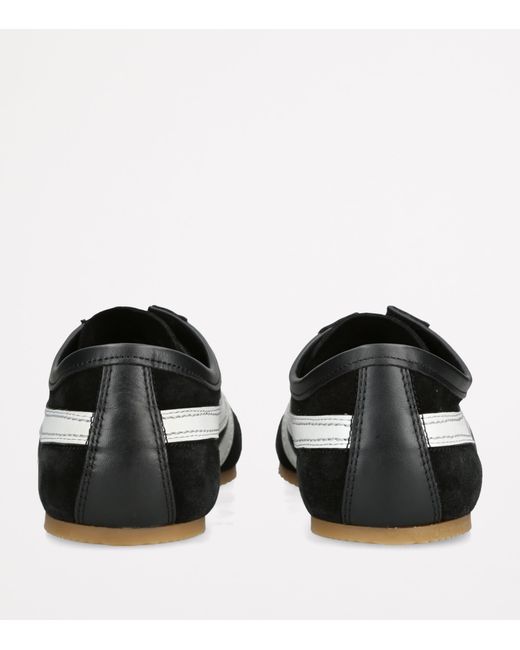 Dries Van Noten Black Suede Low-Top Sneakers for men