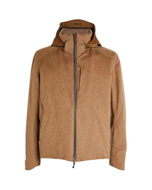 Sease Brown Cashmere Balma Ski Jacket for men