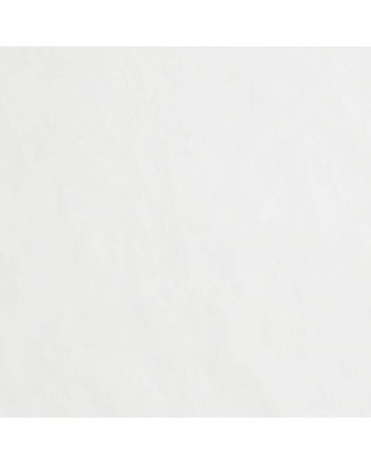 Brioni White Cotton Pocket Square for men