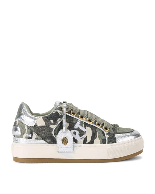 Kurt Geiger Green Southbank Tag Sneakers