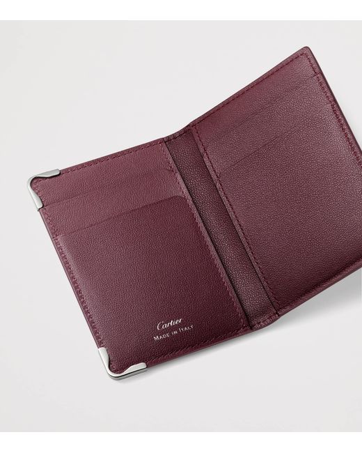 Cartier Black Leather Must Card Holder
