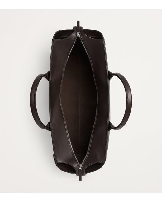 Bottega Veneta Black Calfskin Cabat Tote Bag for men
