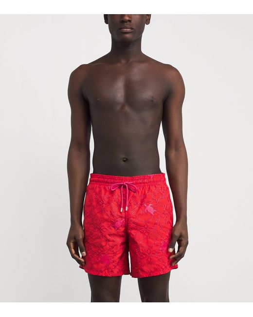 Vilebrequin Embroidered Turtle Mistral Swim Shorts for men