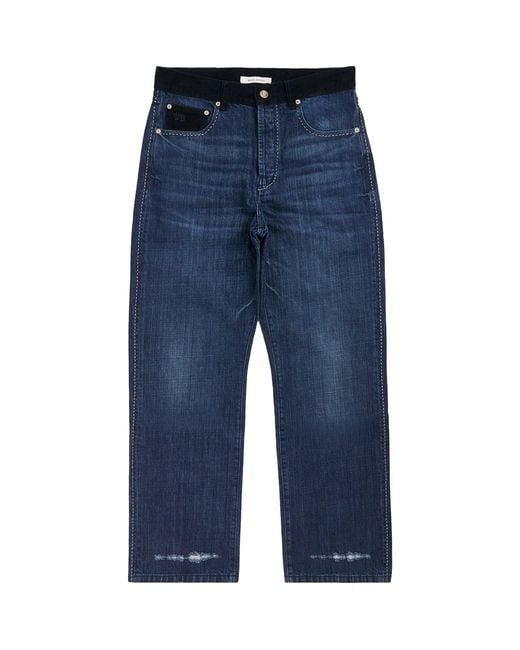 Wales Bonner Blue Studio Straight Jeans for men