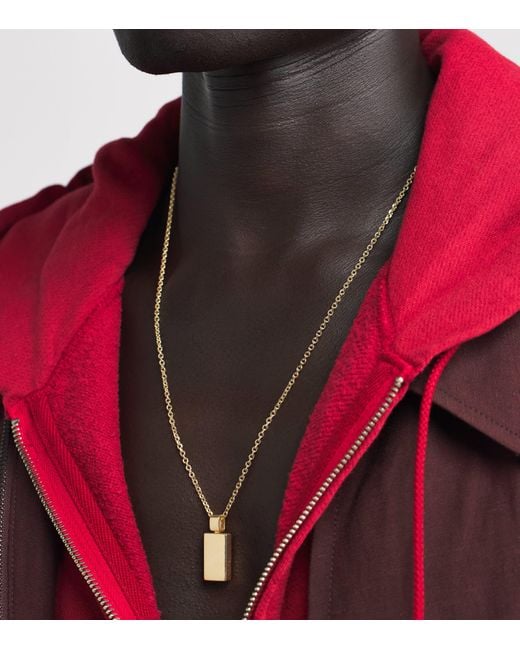 Suzanne Kalan Natural Block-Chain Pendant Necklace