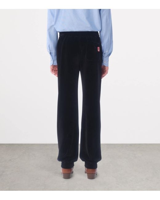 Valentino Black Cotton-Blend Chez Sweatpants for men