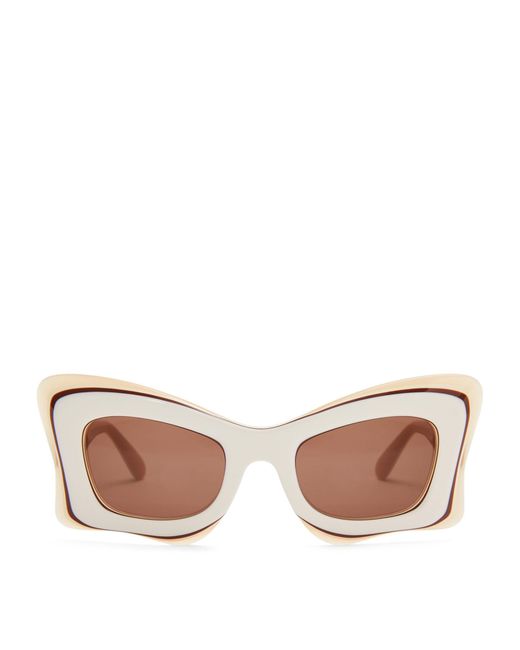 Loewe Pink X Paula's Ibiza Layered Butterfly Sunglasses
