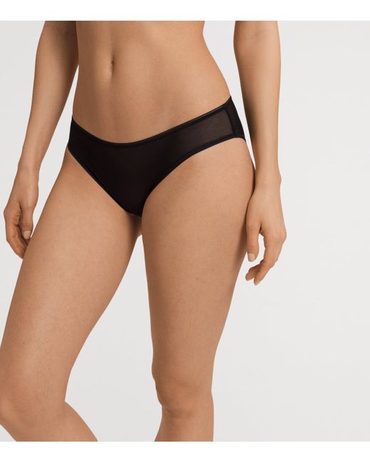 Hanro Gray Smooth Illusion Mini Briefs