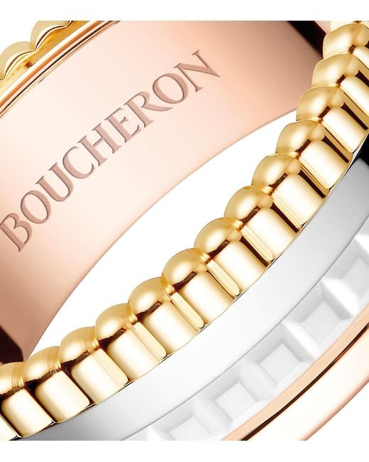 Boucheron Metallic Mixed Quatre Edition Small Ring