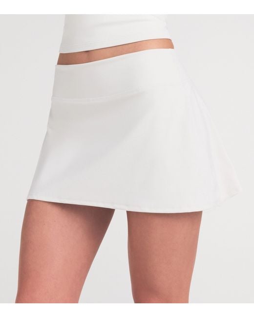 NikeSKIMS White Matte Mini Skort