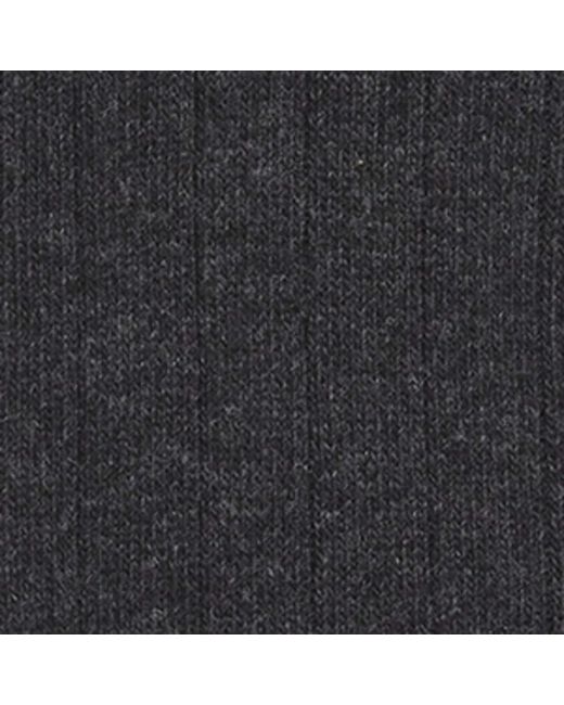 Falke Black Wool-Cashmere Blend Lhasa Ribbed Socks for men