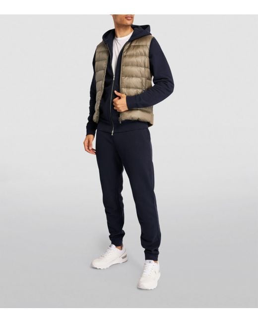 Sunspel Blue Loopback Sweatpants for men