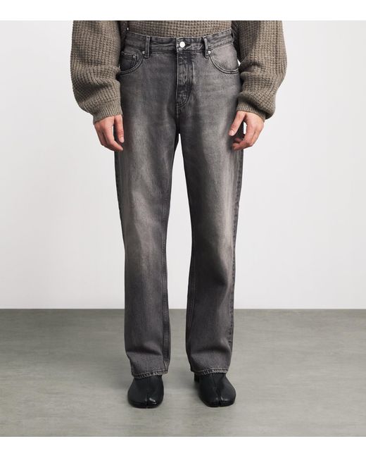 Won Hundred Gray Genoa Straight Jeans for men