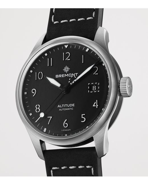 Bremont Black Stainless Steel Altitude Date Watch