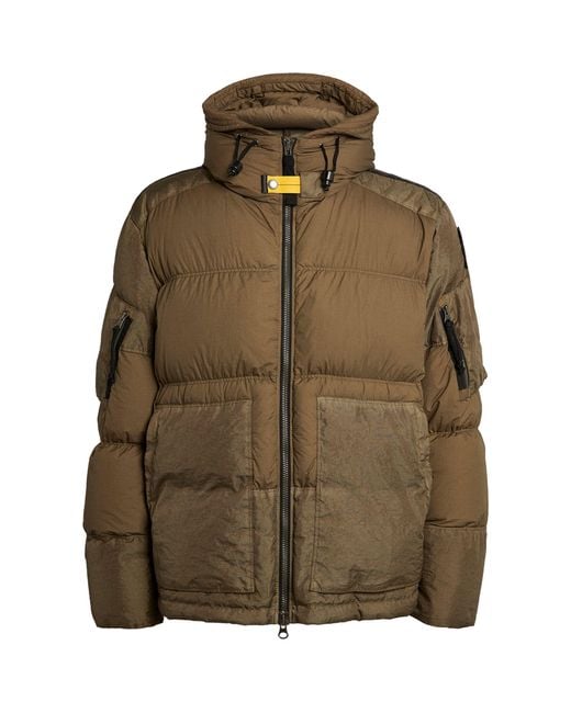 Parajumpers Green Tomcat Puffer Jacket for men