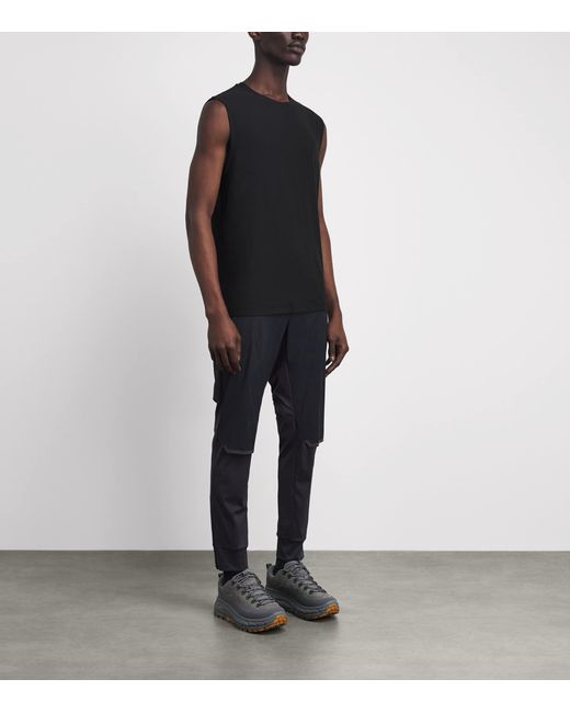 On Shoes Black Weather Trousers for men
