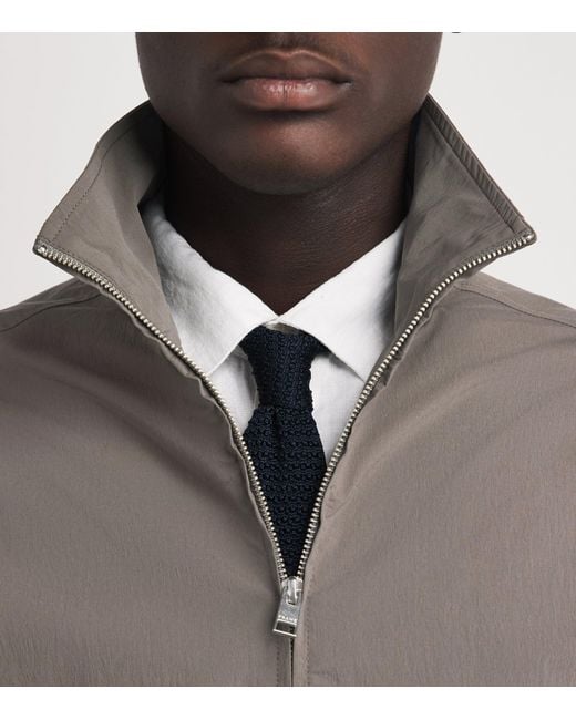 FRAME Gray Cotton-Blend Jacket for men