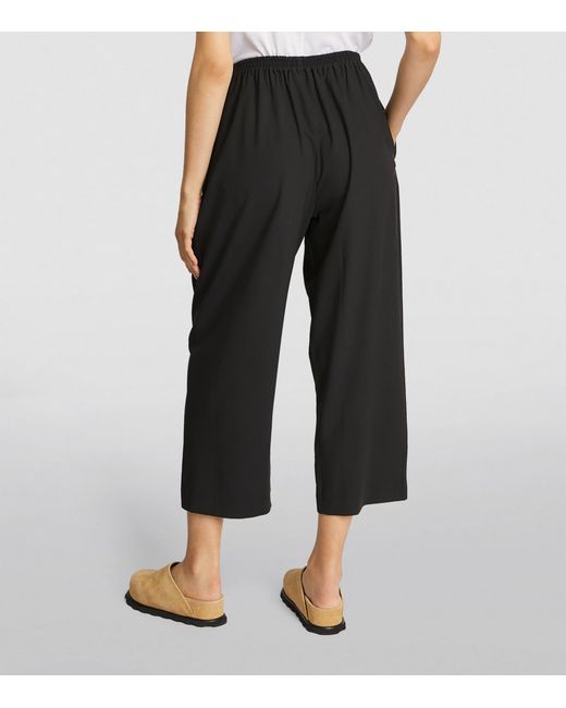 Eskandar Black Wool Japanese Trousers