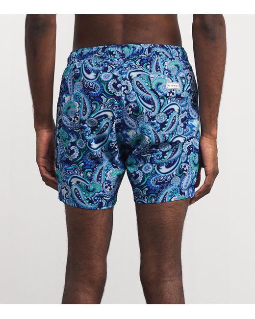 BLUEMINT Blue Printed Arthus Stretch Swim Shorts for men