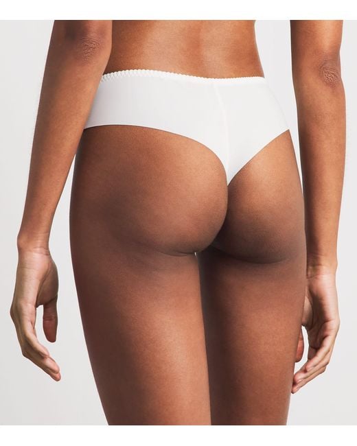Simone Perele White Instant Tanga