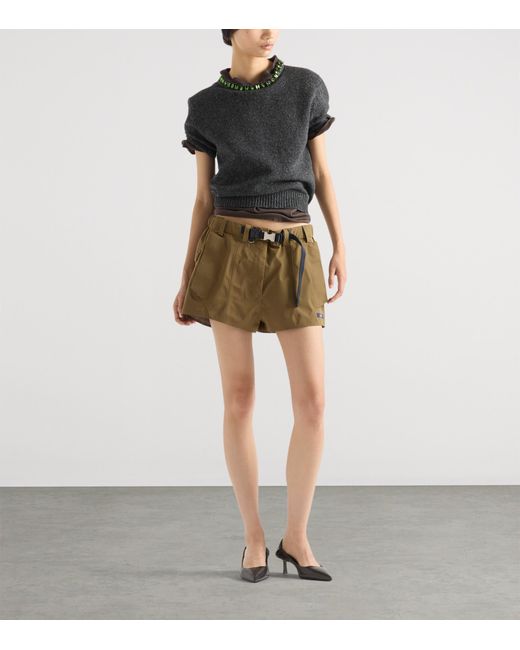 Prada Brown Cotton Jersey T-Shirt