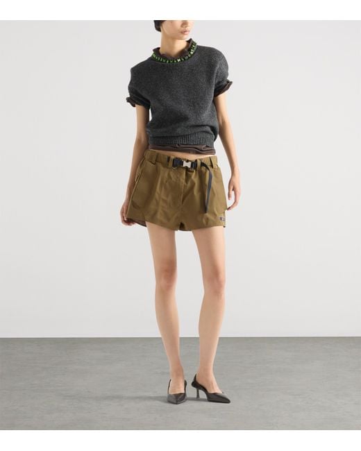 Prada Brown Cotton Jersey T-Shirt