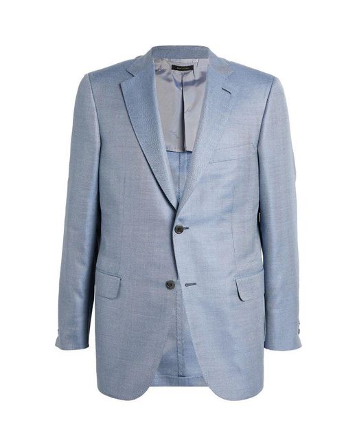 Brioni navy blazer clearance