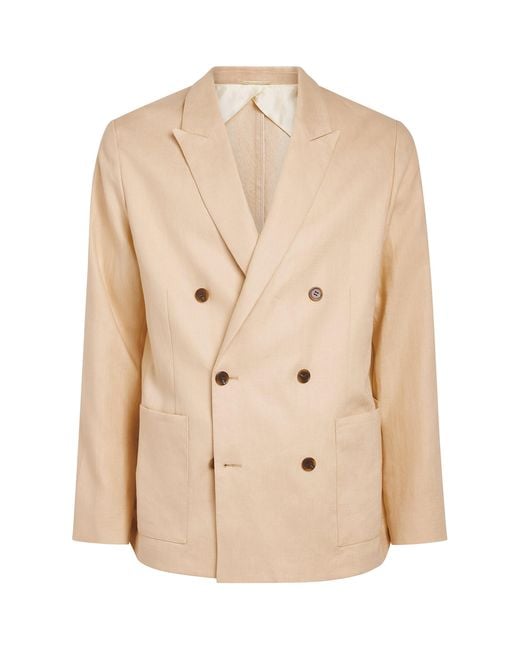 NN07 Natural Linen Jordin Blazer for men