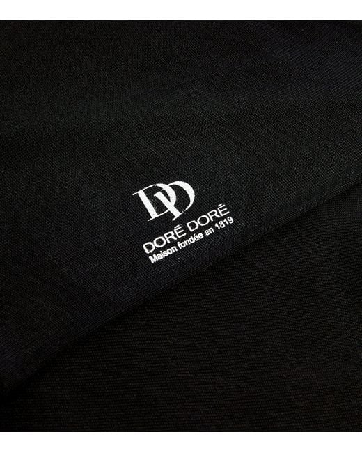 Doré Doré Black Cotton Socks for men