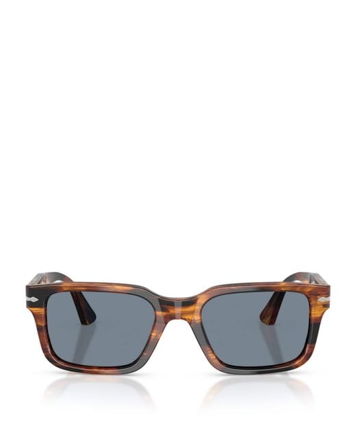 Persol Blue Rectangular Po3272S Sunglasses for men