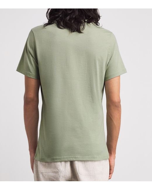 Barbour Green Printed Moorside T-Shirt for men