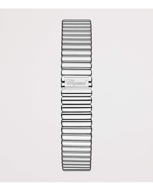 Chopard Metallic And Diamond Octagonal L'Heure Du Diamant Watch