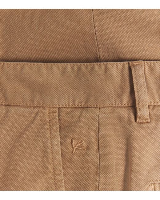 Isaia Natural Stretch-Cotton Chinos for men