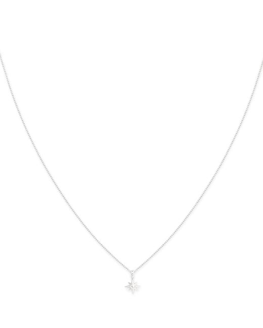 Astrid & Miyu White And Topaz Star Necklace