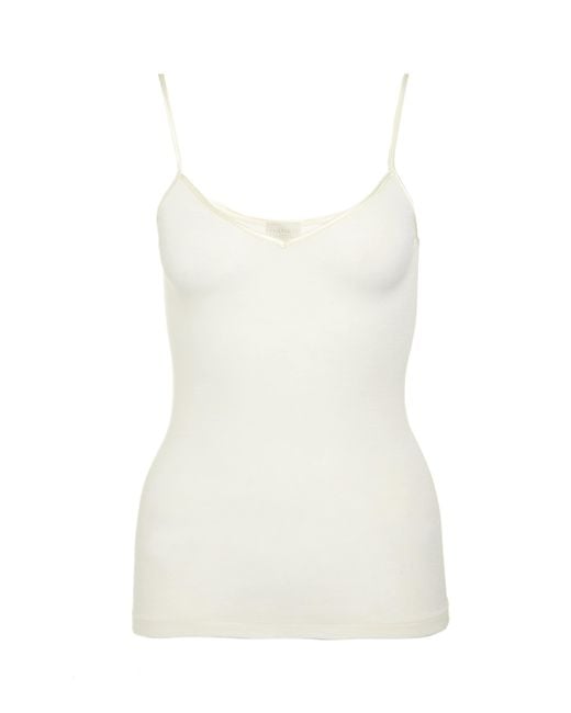 Hanro Green Wool And Silk Camisole