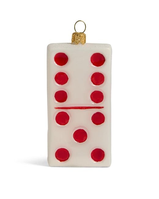 Harrods Red Domino Tree Decoration