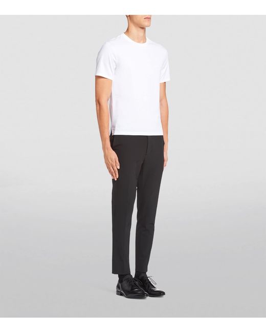 Prada White T-Shirt Round Neck for men