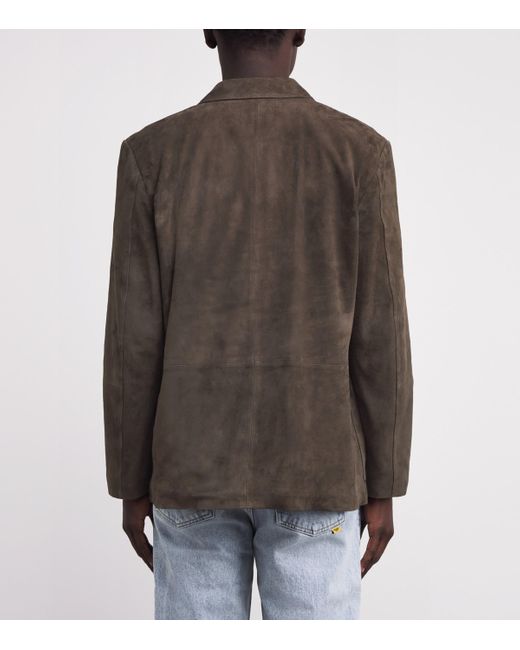 Vince Brown Suede Blazer for men
